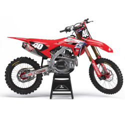 Honda Wabi Red Komplett dekalkit