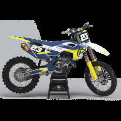 HUSQVARNA Front Blue dekalkit
