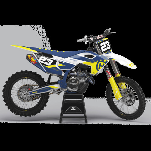 HUSQVARNA Front Blue dekalkit