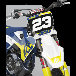 HUSQVARNA Front Blue dekalkit