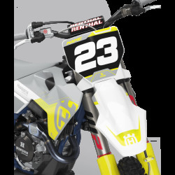 HUSQVARNA Front Grey dekalkit