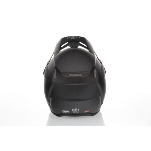 6D ATR-3 Solid Helmet FIM, Matte Svart XXL