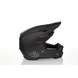 6D ATR-3 Solid Helmet FIM, Matte Svart XXL