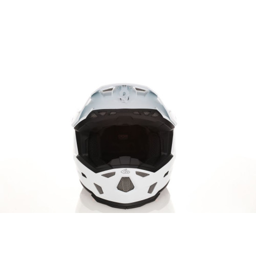 6D ATR-3 Solid Helmet FIM, Gloss Vit XL