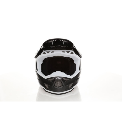 6D ATR-3 Solid Helmet FIM, Svart/Vit S