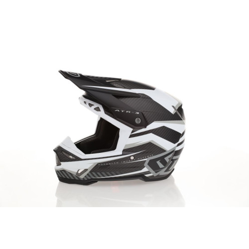 6D ATR-3 Rival Helmet FIM, Matte Vit M