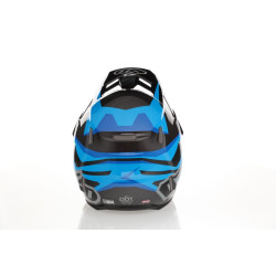 6D ATR-3 Rival Helmet FIM, Gloss Cyan L