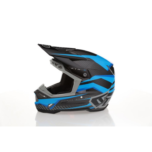 6D ATR-3 Rival Helmet FIM, Gloss Cyan S