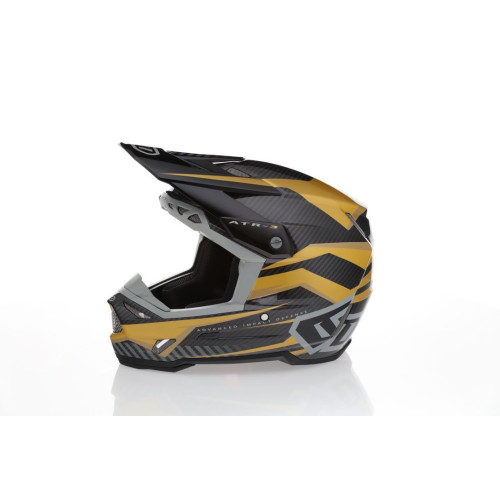 6D ATR-3 Rival Helmet FIM, Gloss Guld XXL
