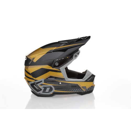 6D ATR-3 Rival Helmet FIM, Gloss Guld XXL
