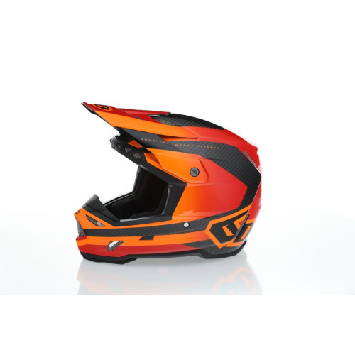6D ATR-3 Pure Helmet FIM, Gloss Orange L