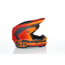 6D ATR-3 Pure Helmet FIM, Gloss Orange L