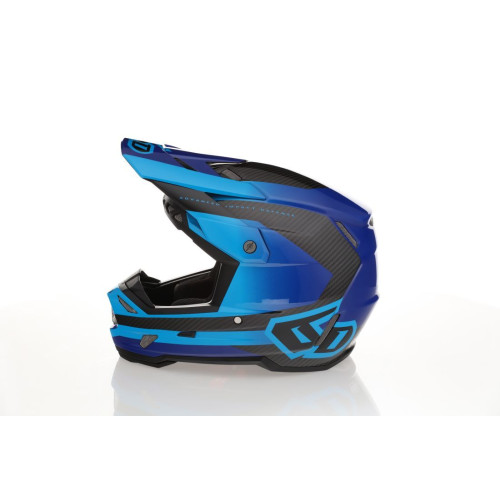 6D ATR-3 Pure Helmet FIM, Gloss Blå S