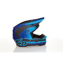 6D ATR-3 Pure Helmet FIM, Gloss Blå M