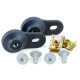 KTM 02- HQ 14- GasG 21- 2-stroke Pipe Mounts 50-300cc 2 pcs KTM 02- HQ 14- GasG 21- 2-stroke Pipe Mounts 50-300cc 2 pcs