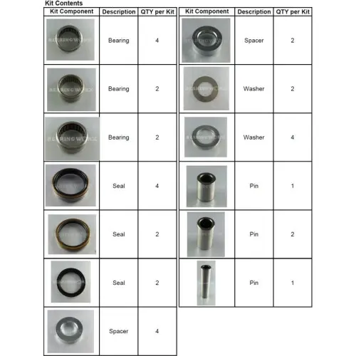 Länkagesats KTM SX125/150/250 12-, SX-F 10-, HQ 14- Länkagesats KTM SX125/150/250 12-, SX-F 10-, HQ 14-