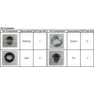 Stötdämparlager Nedre Bak CRF250R/X 04-, CRF450R/X 02-, CR 96-07