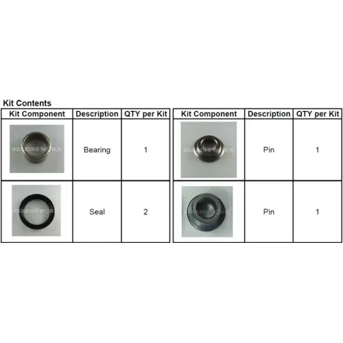 Stötdämparlager Nedre Bak KX250F/450F 04-, KX65 00-, KX80/85 98- Stötdämparlager Nedre Bak KX250F/450F 04-, KX65 00-, KX80/85 98-