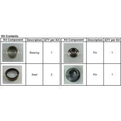 Stötdämparlager Övre Bak RMZ250 07-, RMZ450 05-, RM125/250 01-08