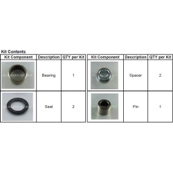 Stötdämparlager Nedre Bak YZ/WR all 01-, YZ85 03-