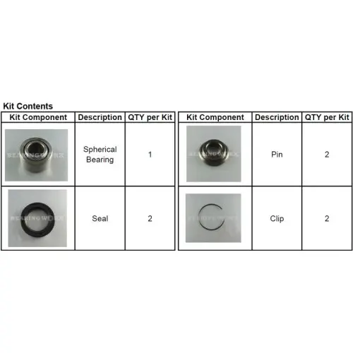 Stötdämparlager Nedre Bak YZ125 83-88, YZ250 83-89, YZ490 89-90 Stötdämparlager Nedre Bak YZ125 83-88, YZ250 83-89, YZ490 89-90