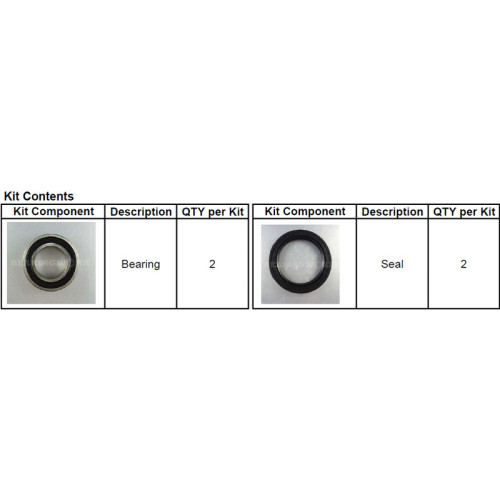 Hjullager Fram CRF250/450R 02-, CR125/250 95-07, CR500R 95-01, KTM SX 00-02