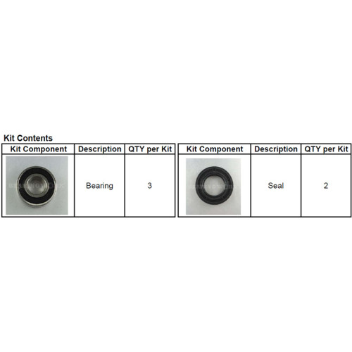 Hjullager Bak KX80/85 98-