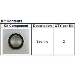 Hjullager Fram KTM 50 SX 12-, SX 65 98-