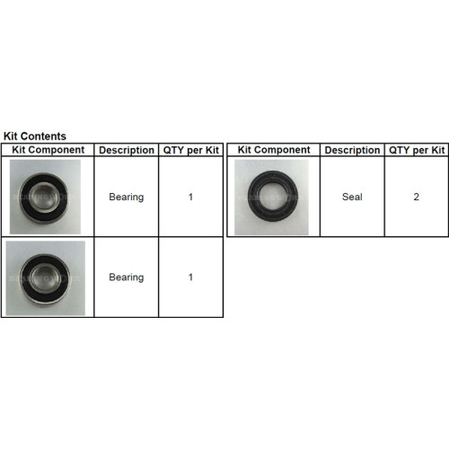 Hjullager Bak RM85 90-, YZ80/85 93-