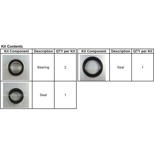 Hjullager Fram WR250F 01-16, 450F 03-16, WR400/426F 98-02