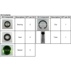 Hjulrenovering Bak - KX250F 04-16, KX450F 06-17, KX125 03-05, KX250 03-07