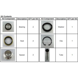Hjulrenovering KTM Bak -  SX/SXF 13-22, HQ TC/FC 15-