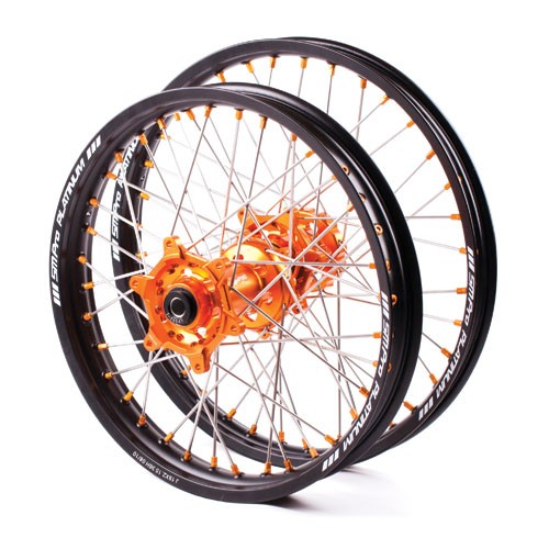 SM Pro Pt, KTM SX, EXC, 18 x 2.15, Orange/Black/Orange