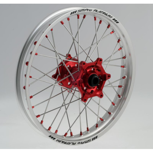 SM Pro Pt, Honda 450R -12, 250R -13, 19 x 2.15, Red/Silver/Red