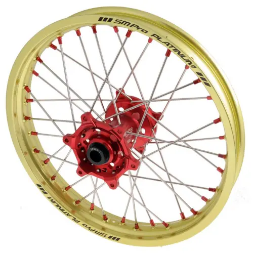 SM Pro Pt, Suzuki 19 x 2.15, Red/Yellow/Red SM Pro Pt, Suzuki 19 x 2.15, Red/Yellow/Red