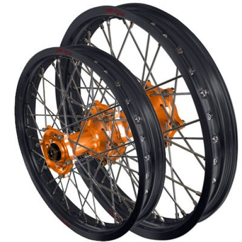 SM Pro, KTM SX85 2021, 14 x 1.60, Orange/Black/Nickel