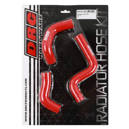 DRC Radiator Hose Kit KX85 14-23, Red