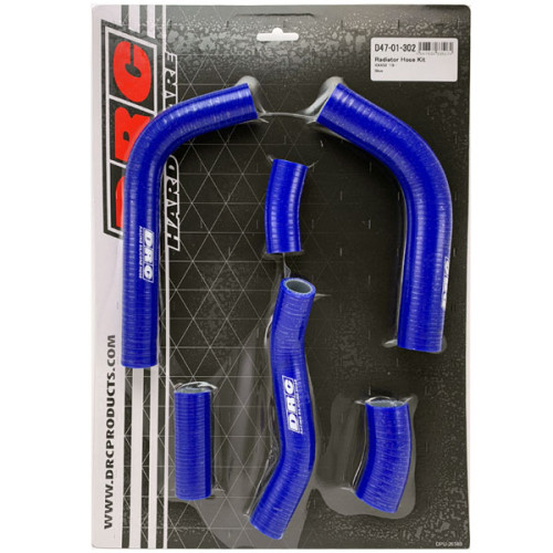 DRC Radiator Hose Kit KXF450 19-23, Blue