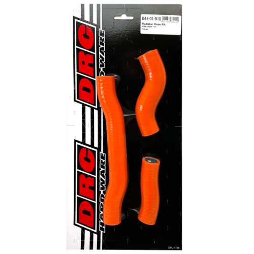 DRC Radiator Hose Kit KTM 250SX 19-22 Orange