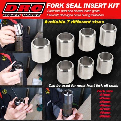 DRC Front Fork Seal Insert 48mm