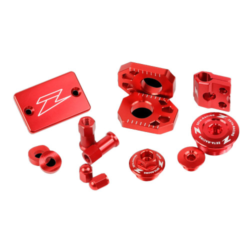 ZETA Billet Kit Honda CRF450R/RX 21-23, Red