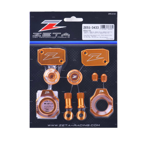 ZETA Billet Kit KTM SXF/XCF 13-22, SX125/250 16/13-22 Orange