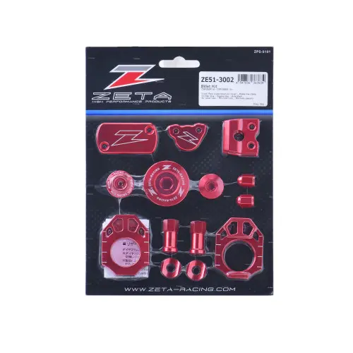 ZETA Billet Kit CRF250R/RX 18-23, Red ZETA Billet Kit CRF250R/RX 18-23, Red