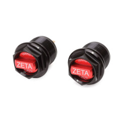 Zeta FF Bottom Adjust. Showa AOS Black/Red 2pcs CRF250/450 18/17-24