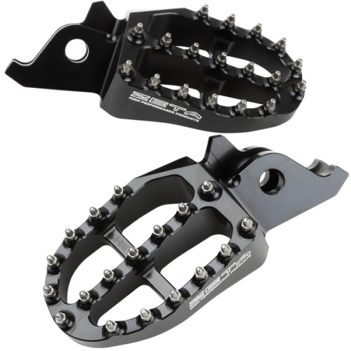 ZETA Aluminum FootPegs KX250F/450F 09-22/23 Black