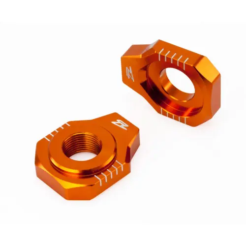 ZETA Rear Axle Block KTM SX -12, EXC -23, SX85 -14, Orange ZETA Rear Axle Block KTM SX -12, EXC -23, SX85 -14, Orange