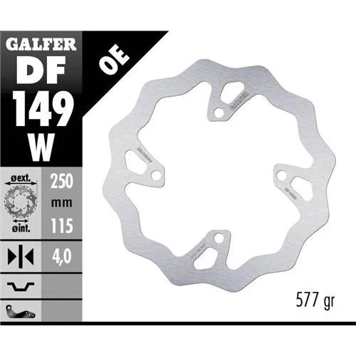 Galfer Wave bakskiva 250mm - KX450 19-21 Galfer Wave bakskiva 250mm - KX450 19-21