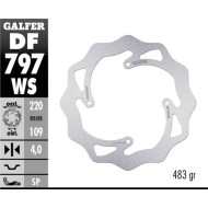 Galfer Wave bakskiva Oversize 220mm - KTM 85SX 11-20 , HQ TC85 14-20 Galfer Wave bakskiva Oversize 220mm - KTM 85SX 11-20 , HQ TC85 14-20
