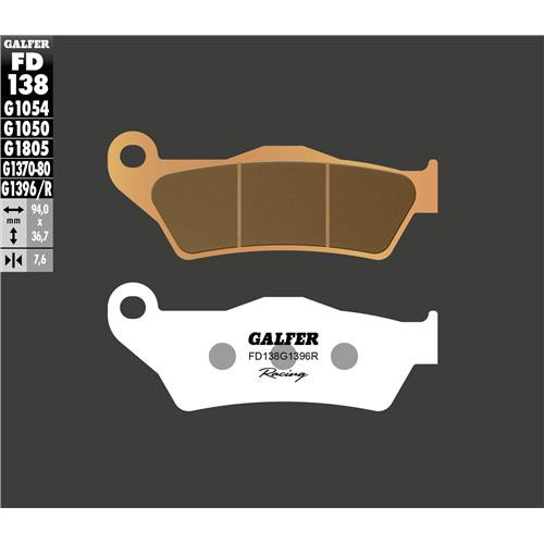 Frambelägg Racing - KTM 92-, 85 2021-, HSB 95-, HQ 94-, GG 94-00, TM