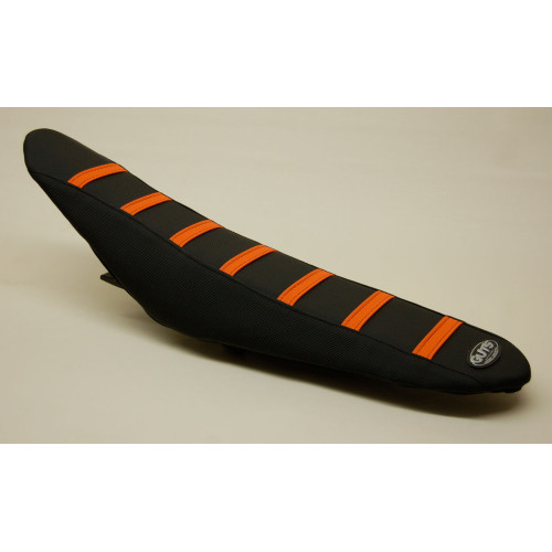 Ribbed Cover, Black/Orange,  KTM SX 50 16-23, E3/E5 20-23